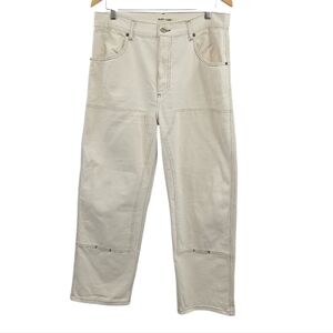 Rudy Jude Utility Jeans Cream Ink Contrast Stitch